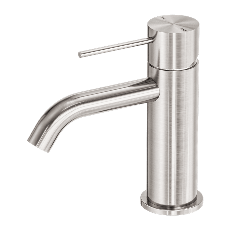 Nero Mecca Basin Mixer Brushed Nickel