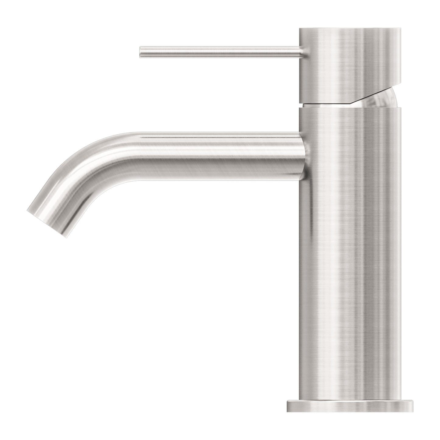 Nero Mecca Basin Mixer Brushed Nickel