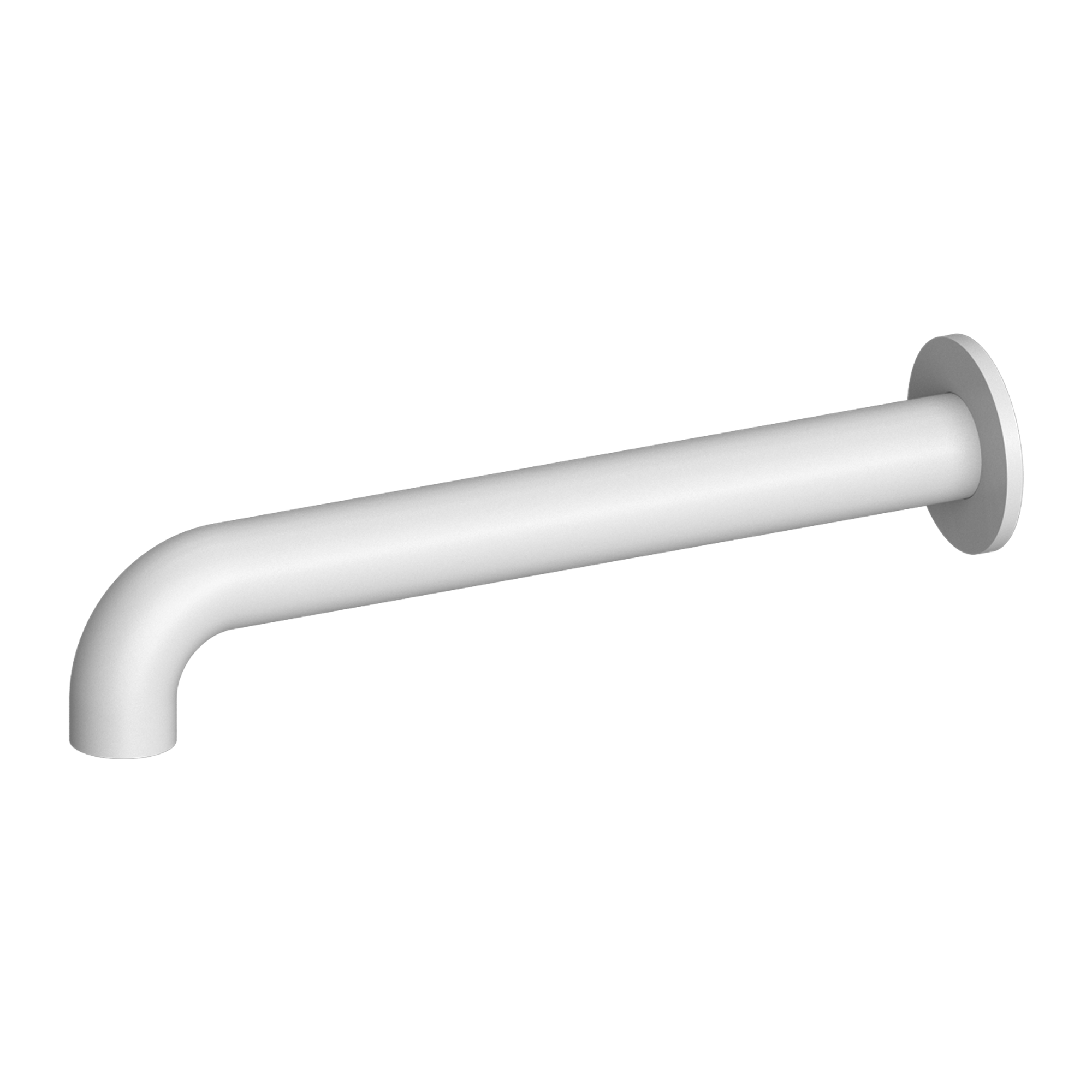 Nero Mecca Basin/Bath Spout 160mm Matte White