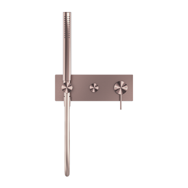 Nero Mecca Shower Mixer Divertor System Brushed Bronze