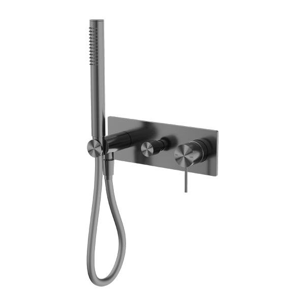 Nero Mecca Shower Mixer Divertor System Gun Metal