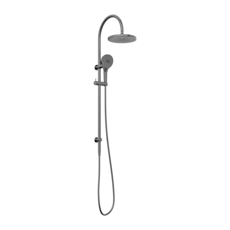 Nero Mecca Twin Shower 2 in 1 with Opal Shower Gun Metal