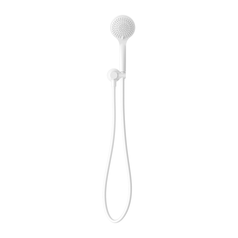 Nero Mecca Hand Shower on Bracket with Air Shower Matte White