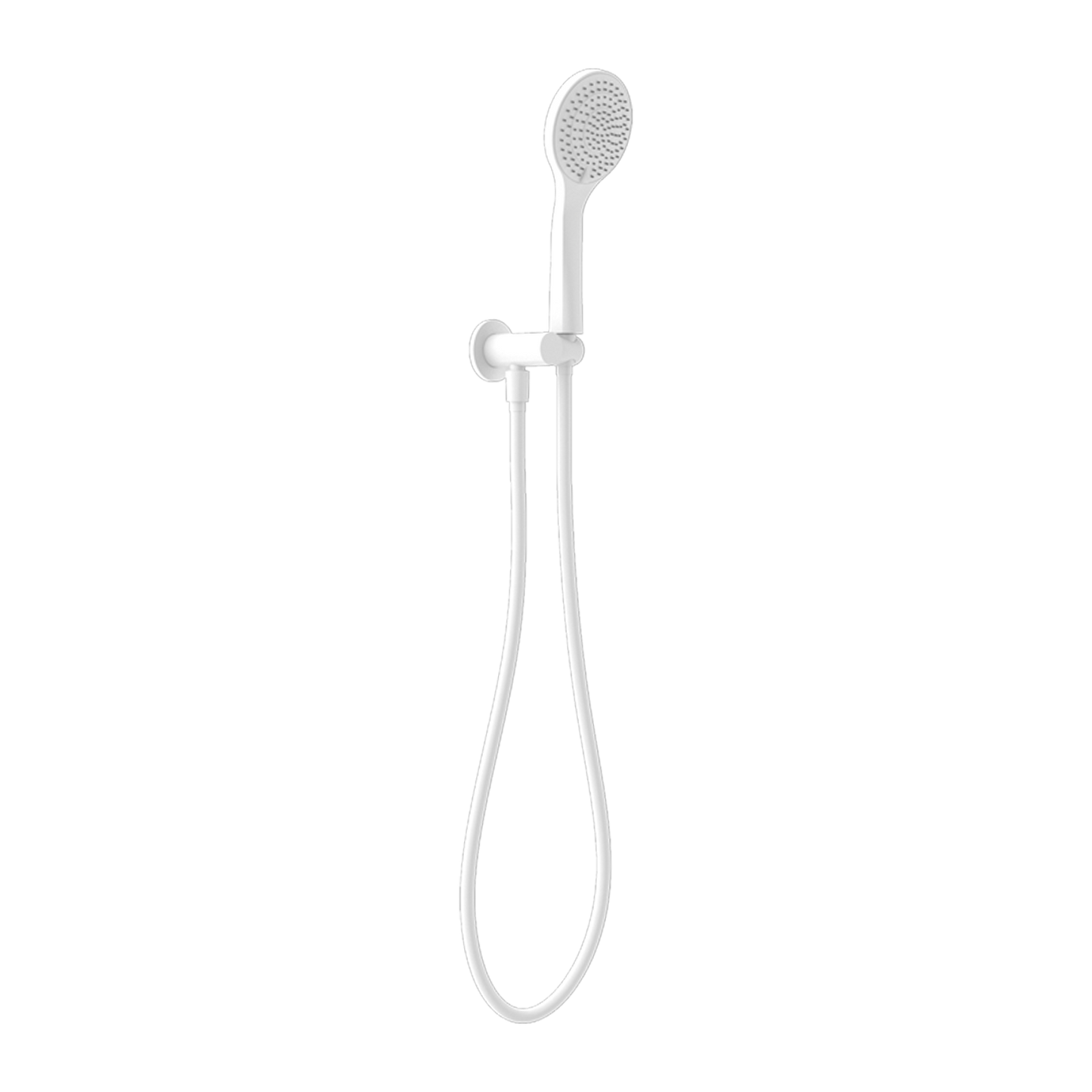 Nero Mecca Hand Shower on Bracket with Air Shower Matte White
