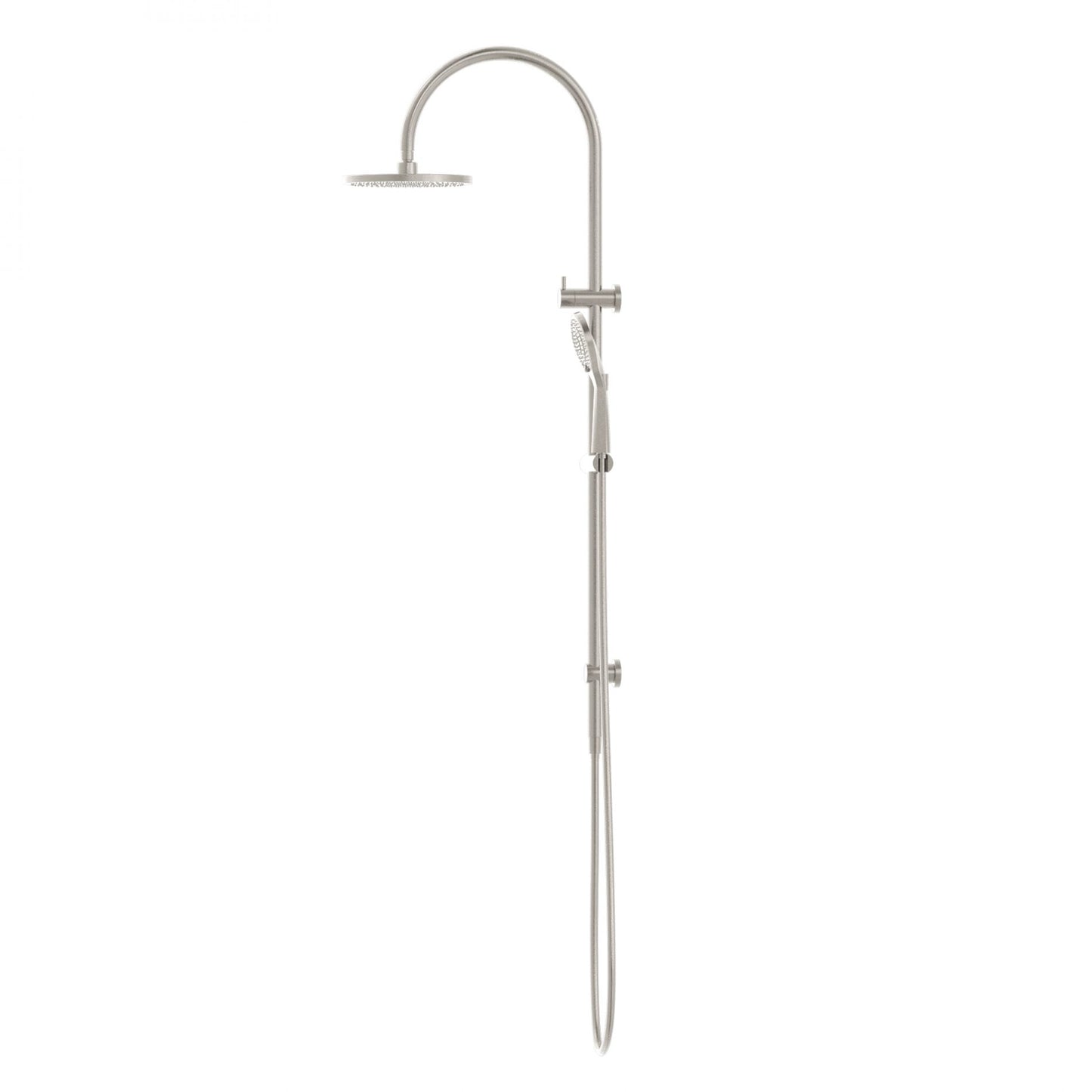 Nero Mecca Twin Shower 2 in 1 with Air Shower Brushed Nickel
