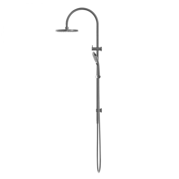 Nero Mecca Twin Shower 2 in 1 with Opal Shower Gun Metal