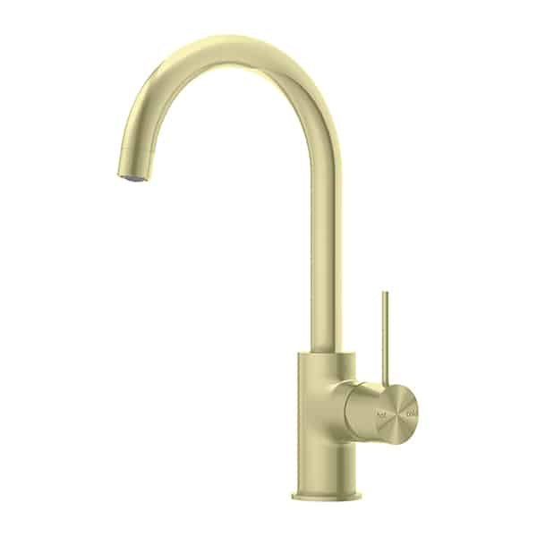 Nero Mecca Kitchen Mixer Brushed Gold