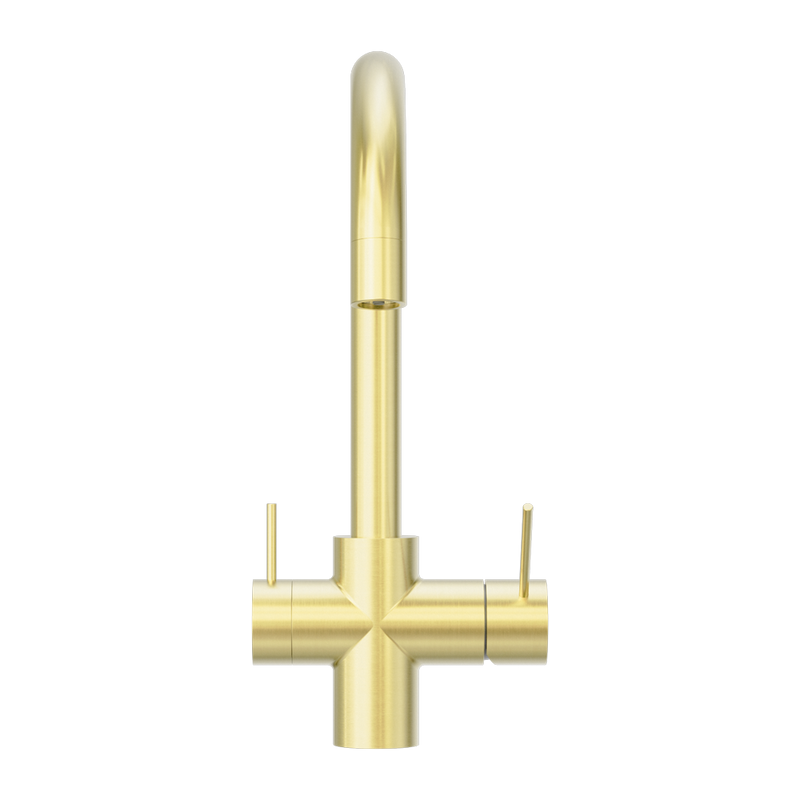 Nero Mecca 3 Way Filtered Mixer Tap Brushed Gold