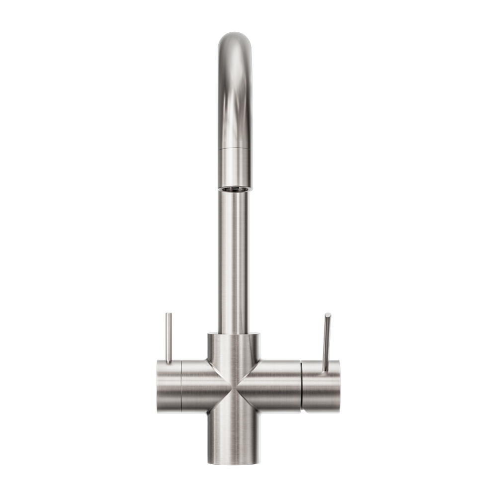 Nero Mecca 3 Way Filtered Mixer Tap Brushed Nickel