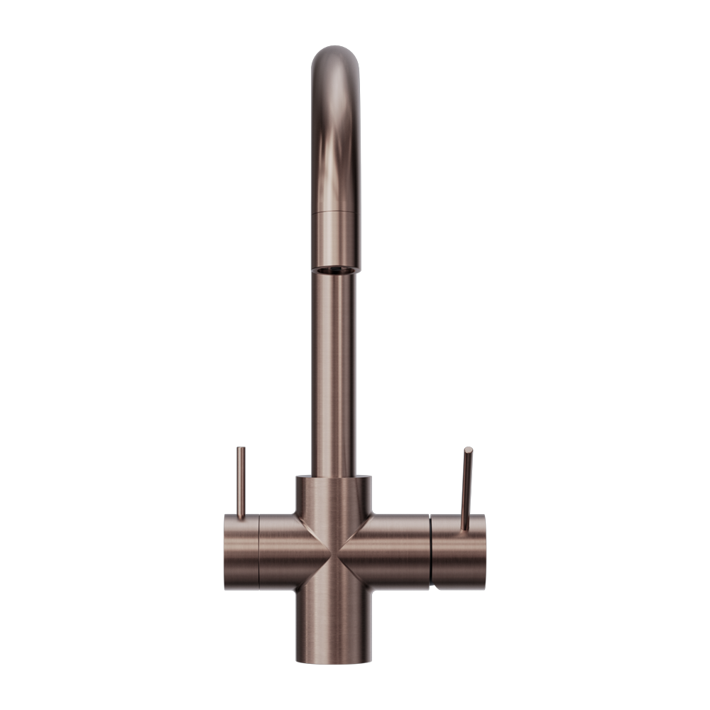 Nero Mecca 3 Way Filtered Mixer Tap Brushed Bronze