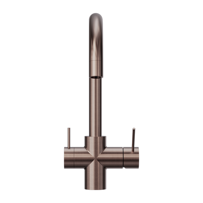 Nero Mecca 3 Way Filtered Mixer Tap Brushed Bronze