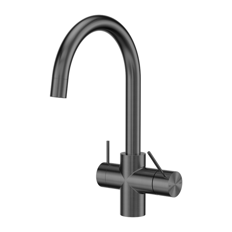 Nero Mecca 3 Way Filtered Mixer Tap Gun Metal