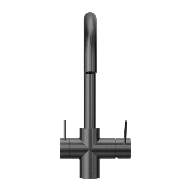 Nero Mecca 3 Way Filtered Mixer Tap Gun Metal
