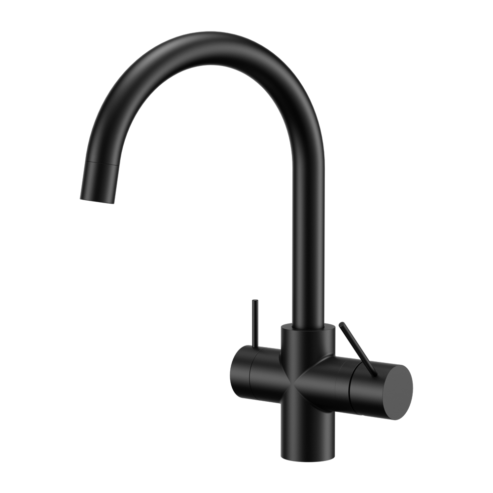 Nero Mecca 3 Way Filtered Mixer Tap Matte Black