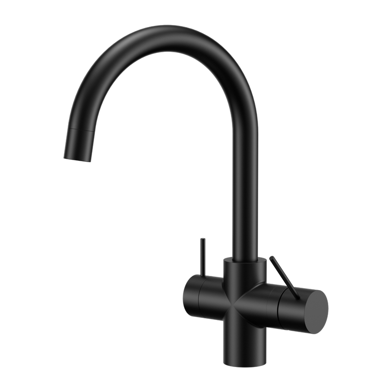 Nero Mecca 3 Way Filtered Mixer Tap Matte Black
