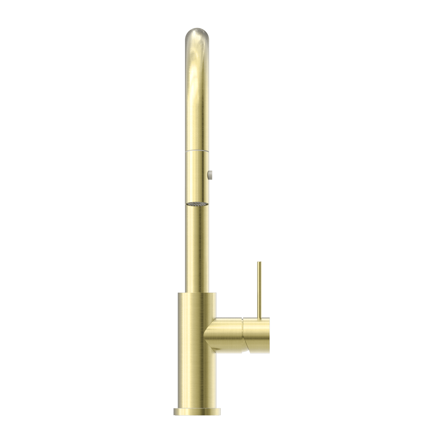 Nero Mecca Pull Out Sink Mixer With Vegie Spray Brushed Gold