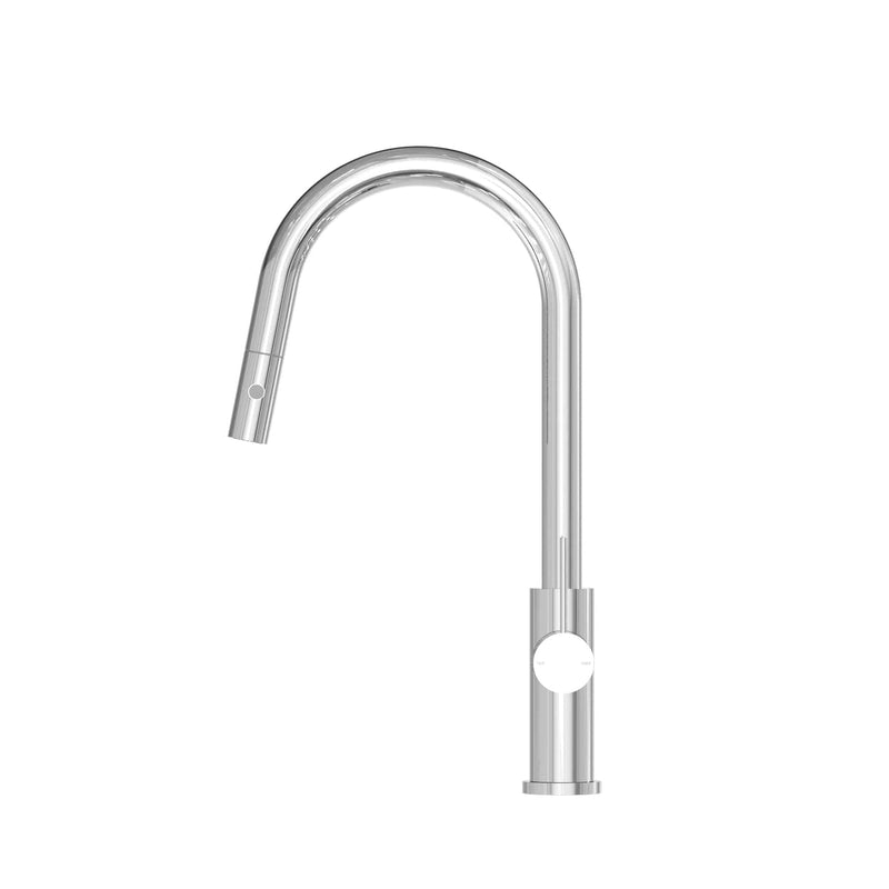 Nero Mecca Pull Out Sink Mixer With Vegie Spray Chrome