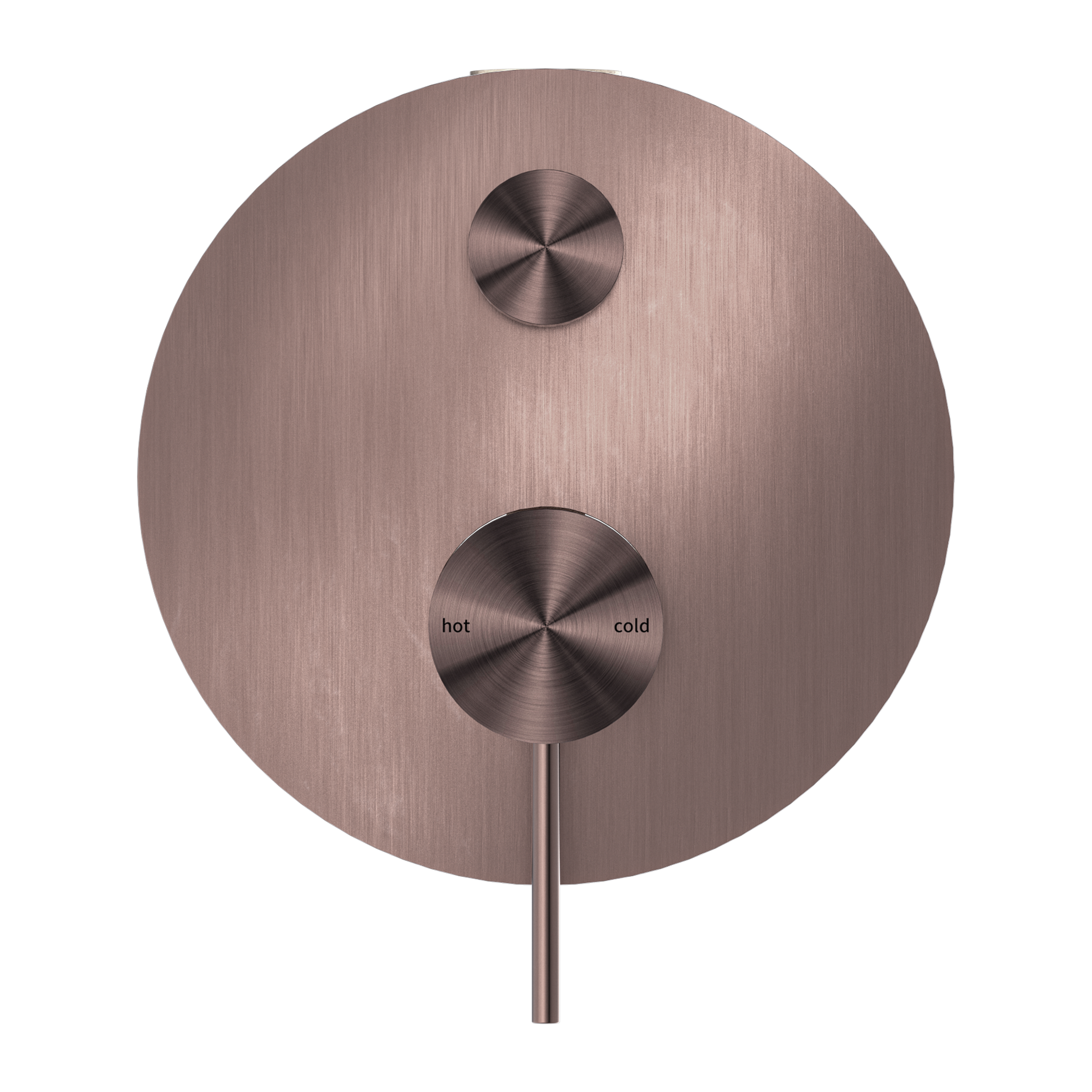 Nero Mecca Shower Mixer Diverter Brushed Bronze