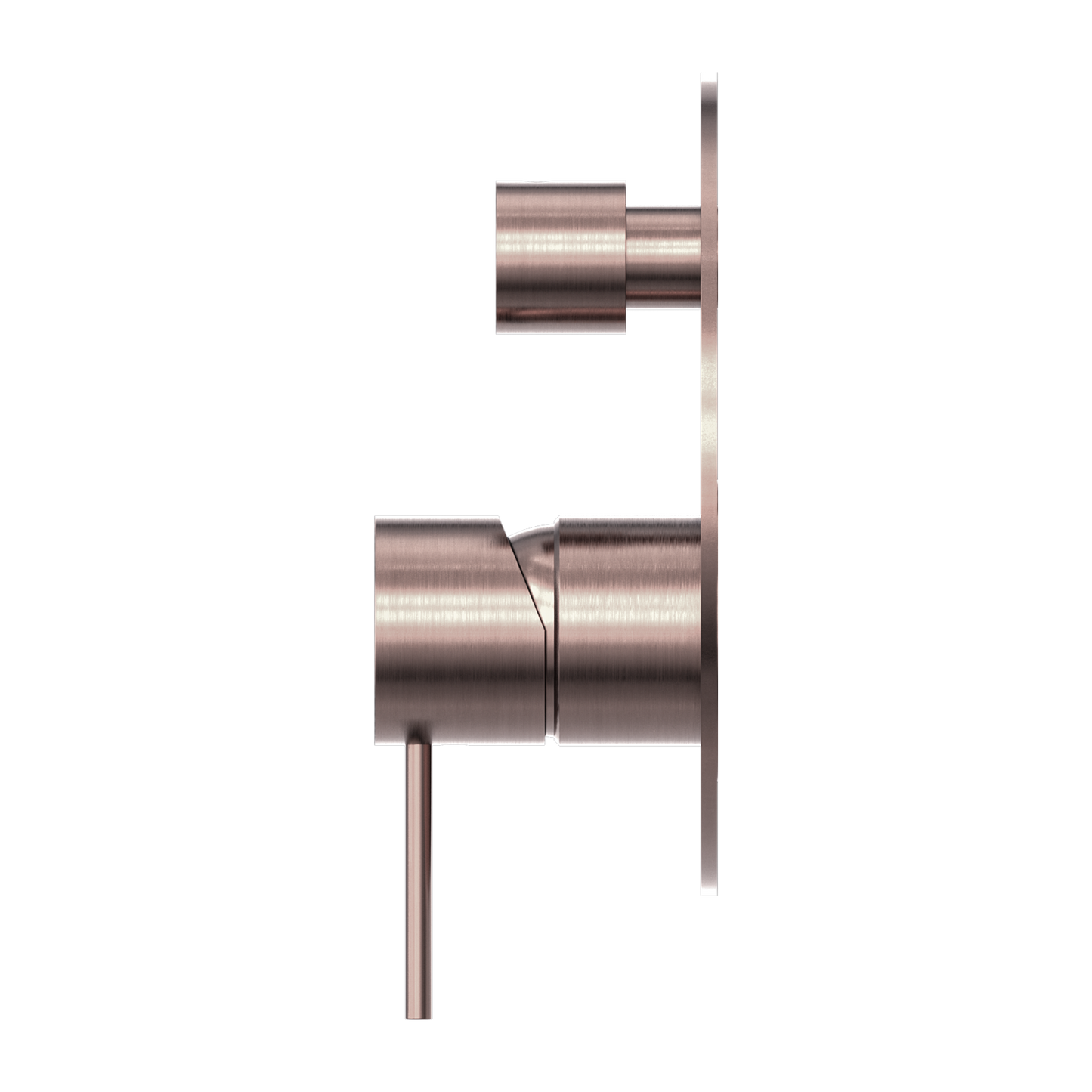 Nero Mecca Shower Mixer Diverter Brushed Bronze