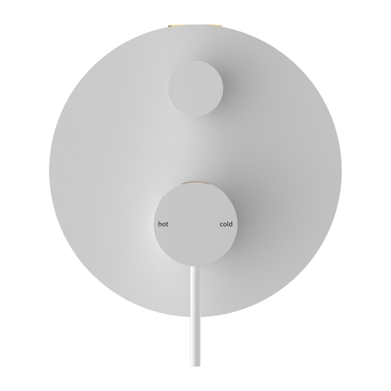 Nero Mecca Shower Mixer Diverter Matte White