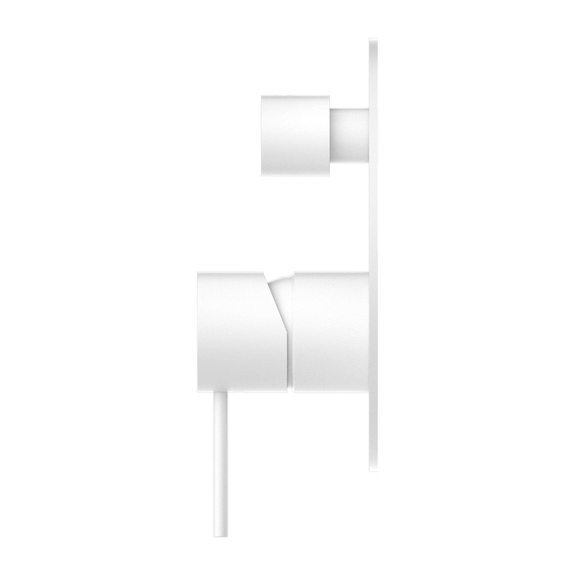 Nero Mecca Shower Mixer Diverter Matte White