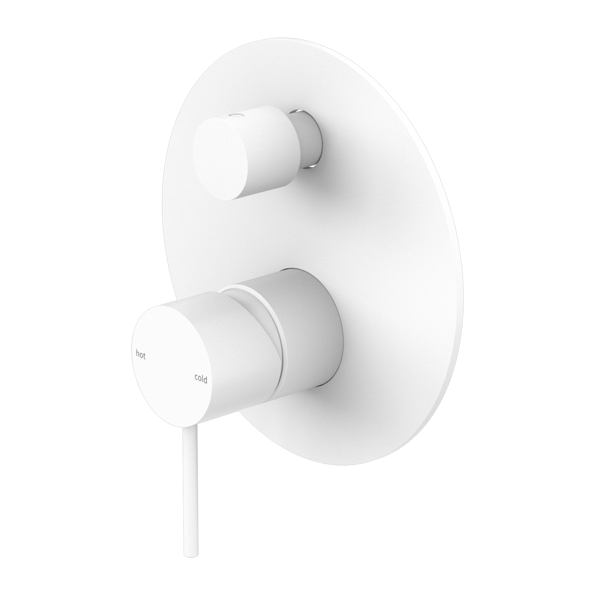 Nero Mecca Shower Mixer Diverter Matte White