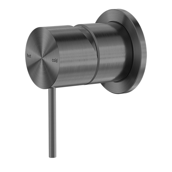 Nero Mecca Shower Mixer with 60mm Plate Gun Metal