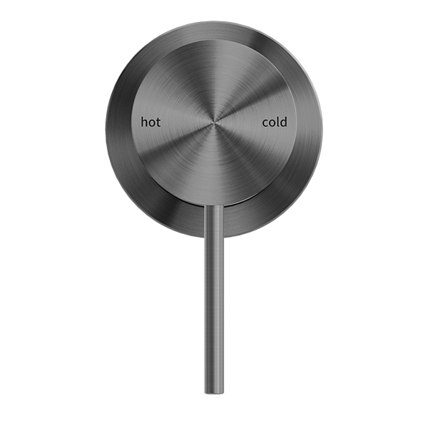 Nero Mecca Shower Mixer with 60mm Plate Gun Metal
