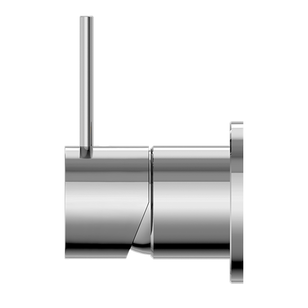 Nero Mecca Shower Mixer with 60mm Plate Handle Up Chrome