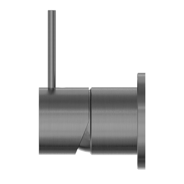 Nero Mecca Shower Mixer with 60mm Plate Handle Up Gun Metal