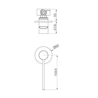 Nero Mecca Care DDA Shower Mixer - Matte White