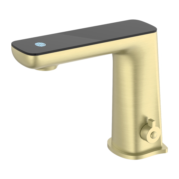 Nero Claudia Sensor Mixer Brushed Gold - Black Tap