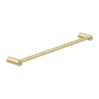 Nero 600mm New Mecca Single Towel Rail - Brushed Gold
