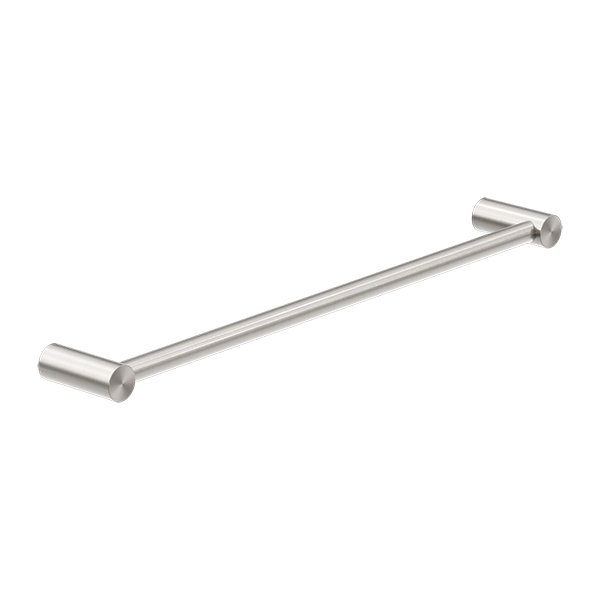 Nero New Mecca Single Towel Rail 600mm Brushed Nickel