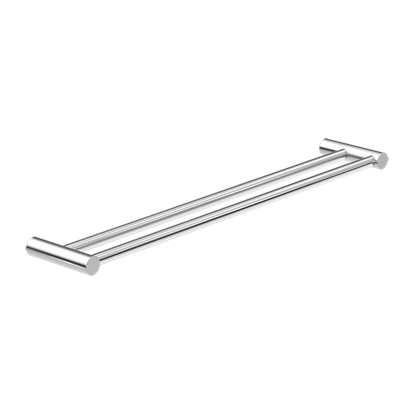 Nero New Mecca Double Towel Rail 600mm Chrome