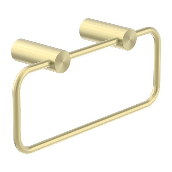 Nero Mecca Hand Towel Ring Brushed Gold