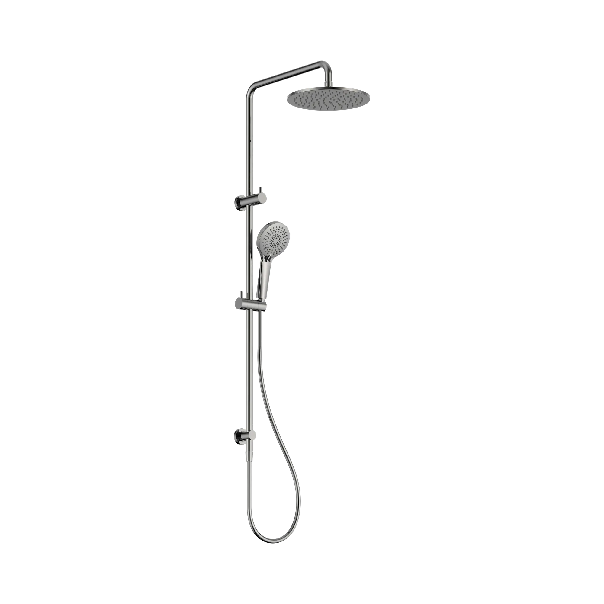 Nero Dolce Mecca Twin Shower Set 2 in 1 Chrome