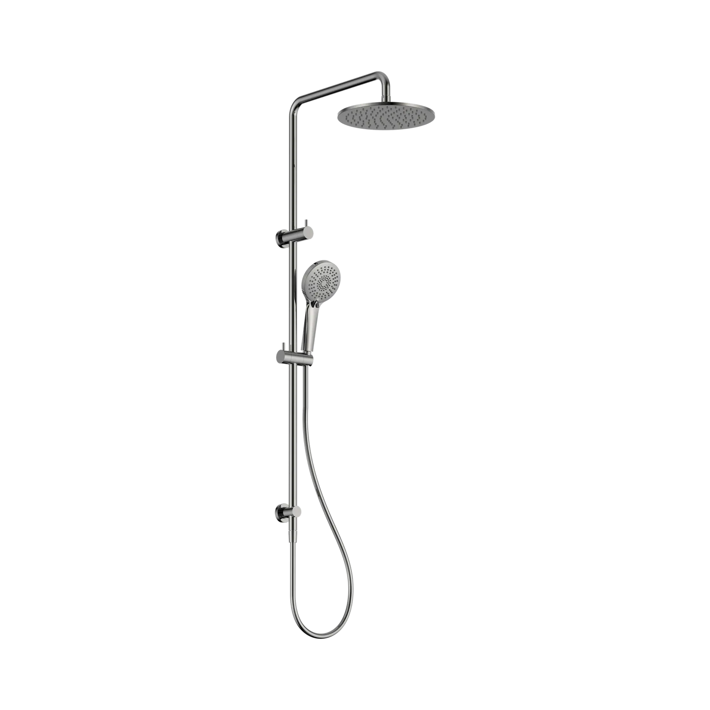 Nero Dolce Mecca Twin Shower Set 2 in 1 Chrome