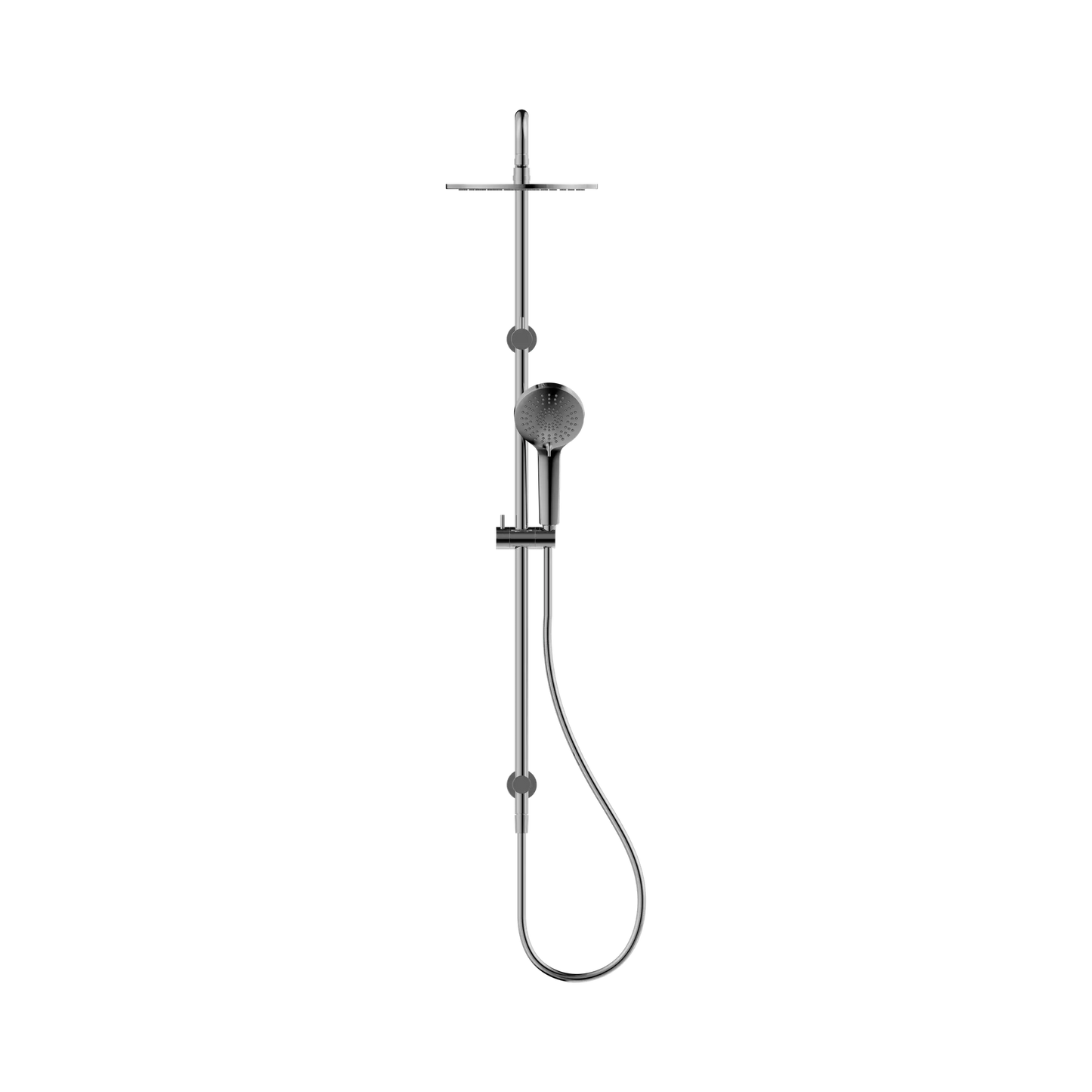 Nero Dolce Mecca Twin Shower Set 2 in 1 Chrome