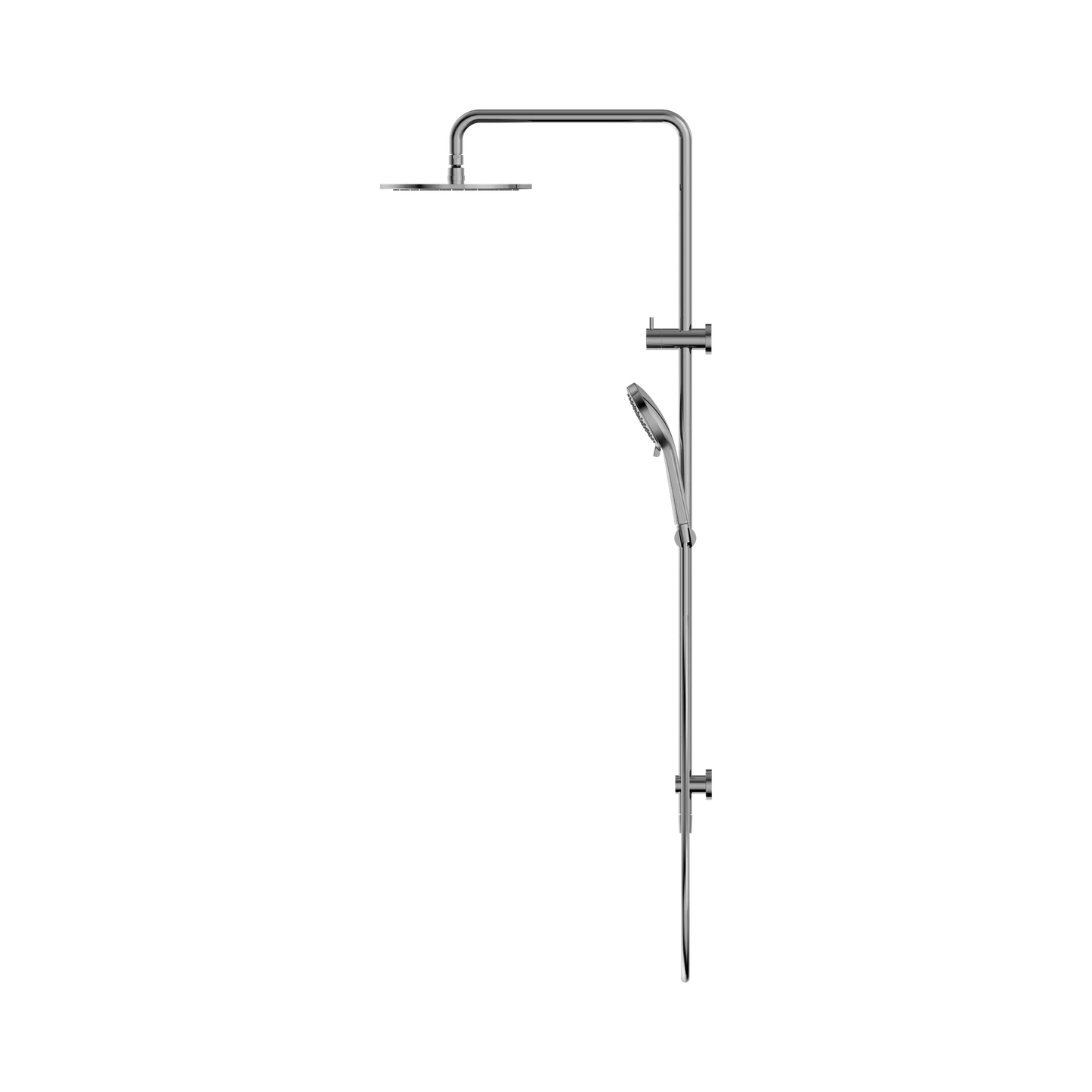 Nero Dolce Mecca Twin Shower Set 2 in 1 Chrome