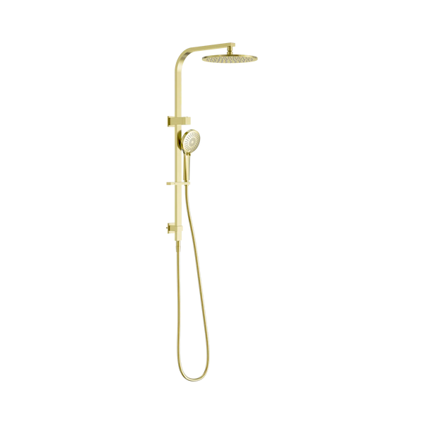 Nero Mecca Bianca Twin Shower Set 2 in 1 Brushed Gold