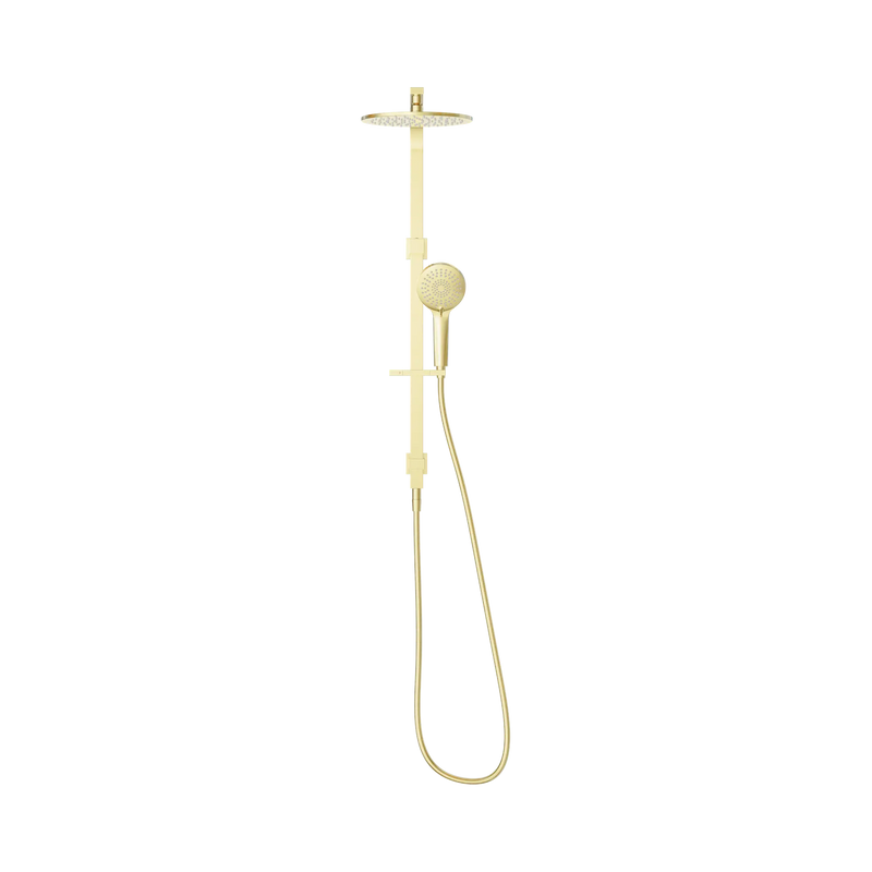 Nero Mecca Bianca Twin Shower Set 2 in 1 Brushed Gold