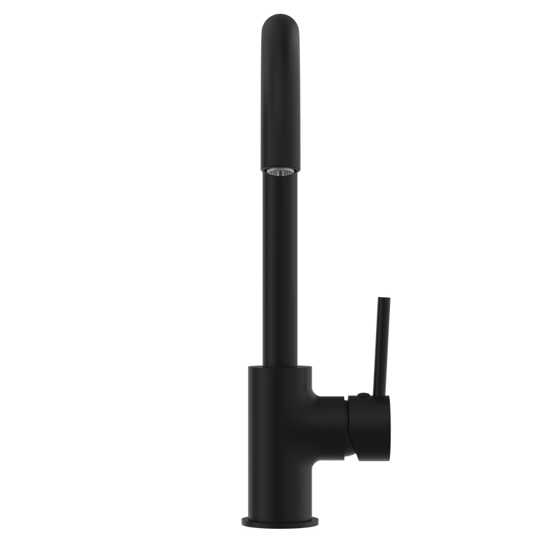 Nero Dolce Kitchen Mixer Gooseneck Matte Black