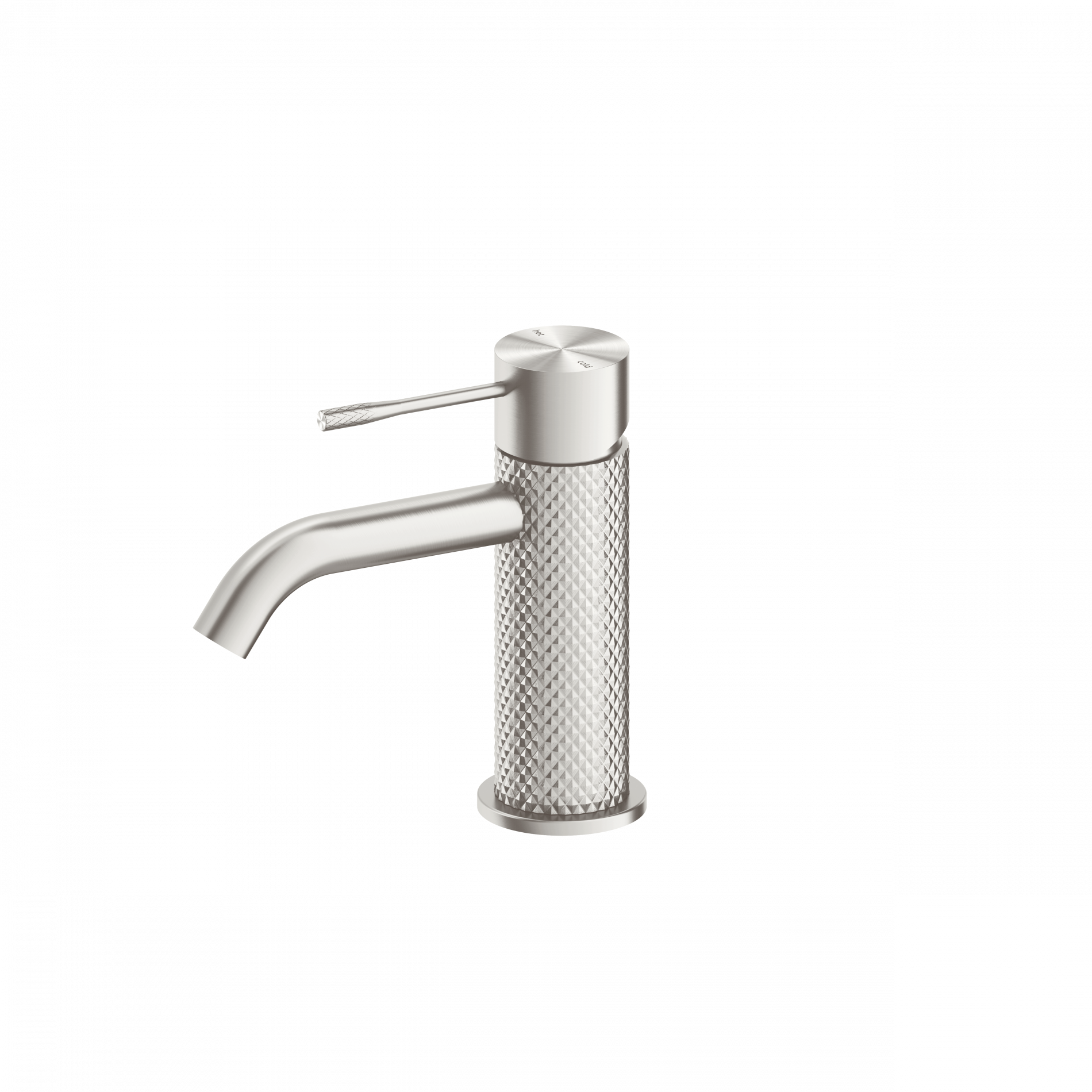 Nero Opal Basin Mixer Brushed Nickel