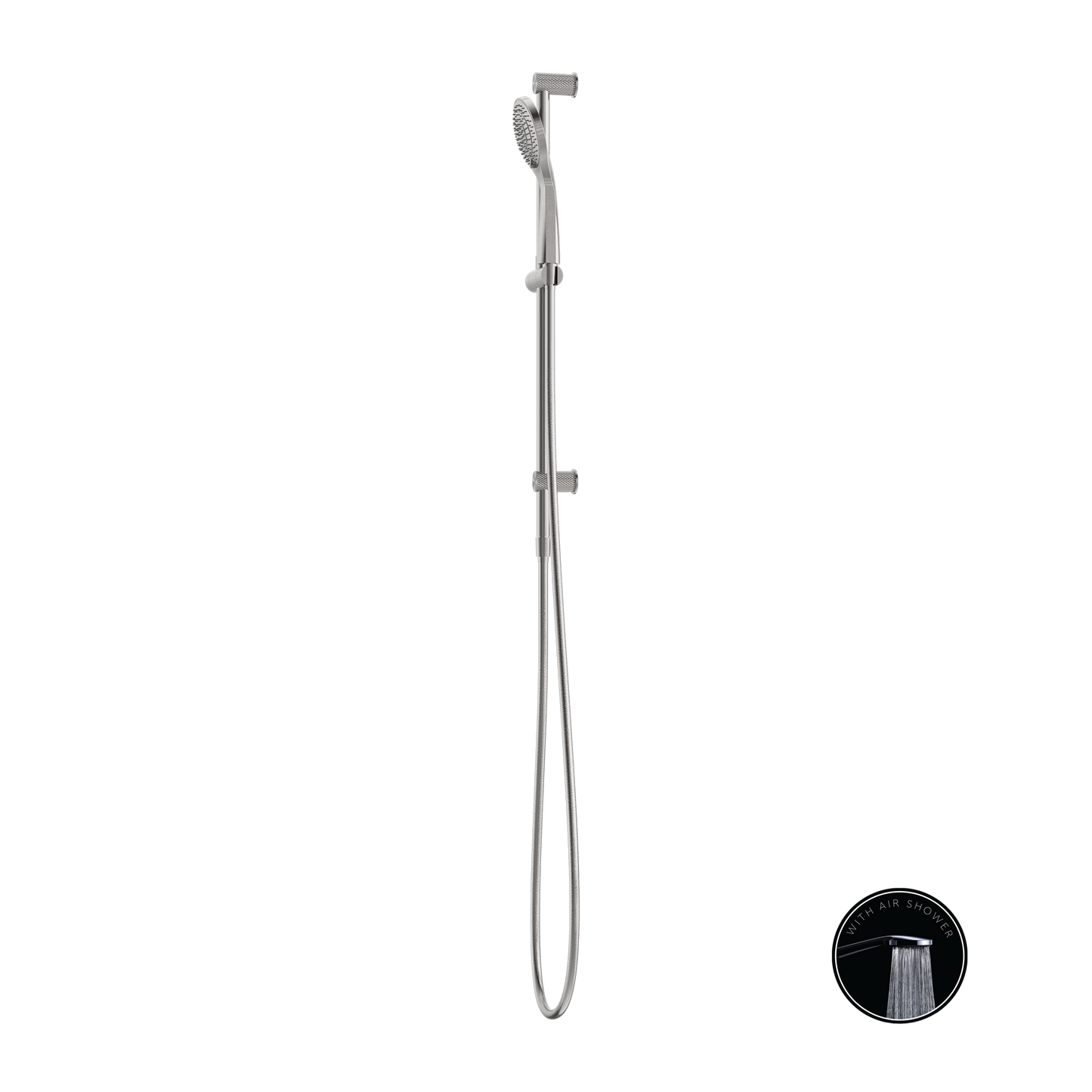 Nero Opal Rail Shower Brushed Nickel
