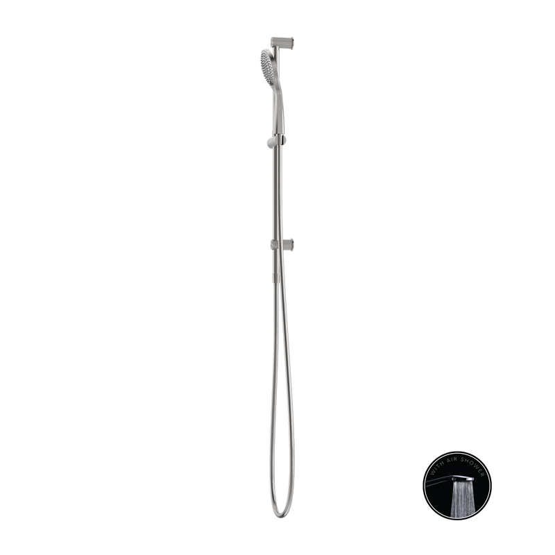 Nero Opal Rail Shower Brushed Nickel