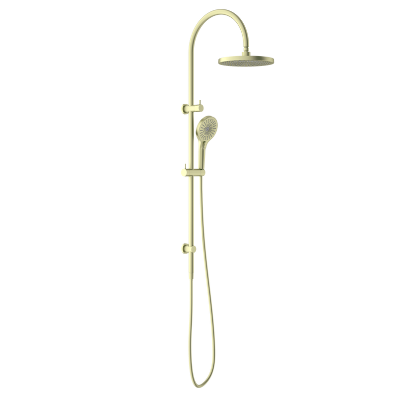 Nero Opal Twin Shower 2 in 1 Multifunction Brushed Gold