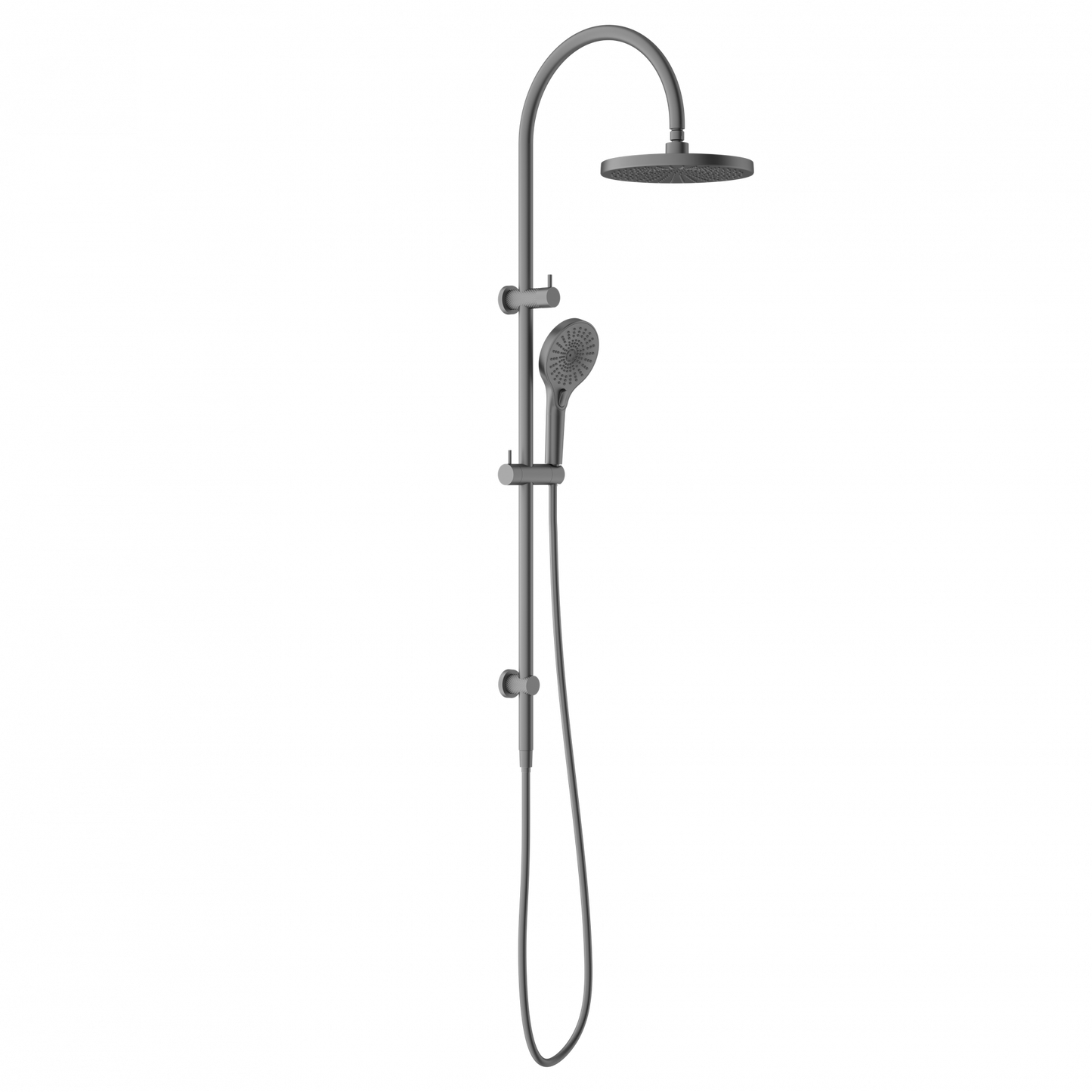 Nero Opal Twin Shower 2 in 1 Multifunction Graphite Gun Metal