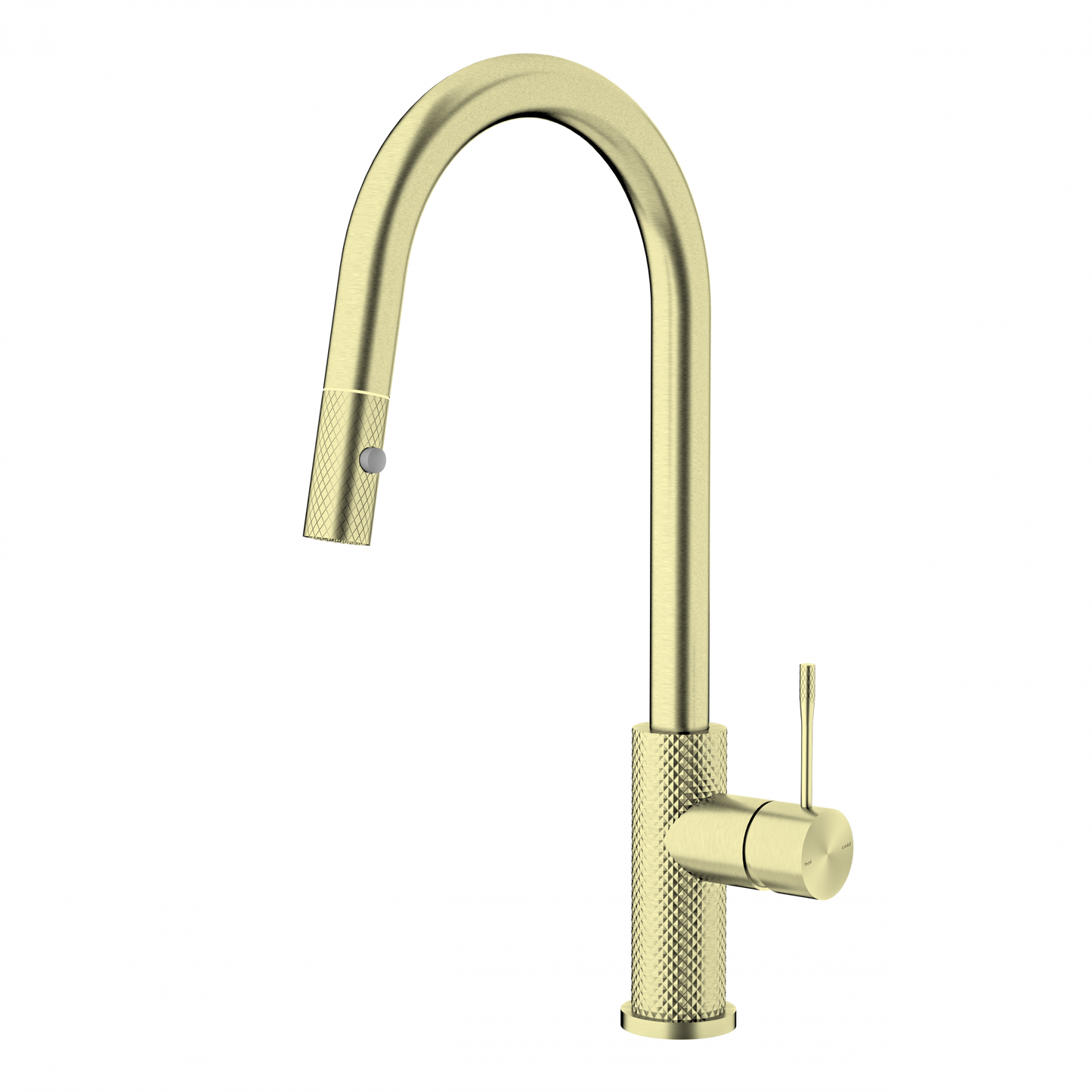 Nero Opal Pull Out Sink Mixer Brushed Gold