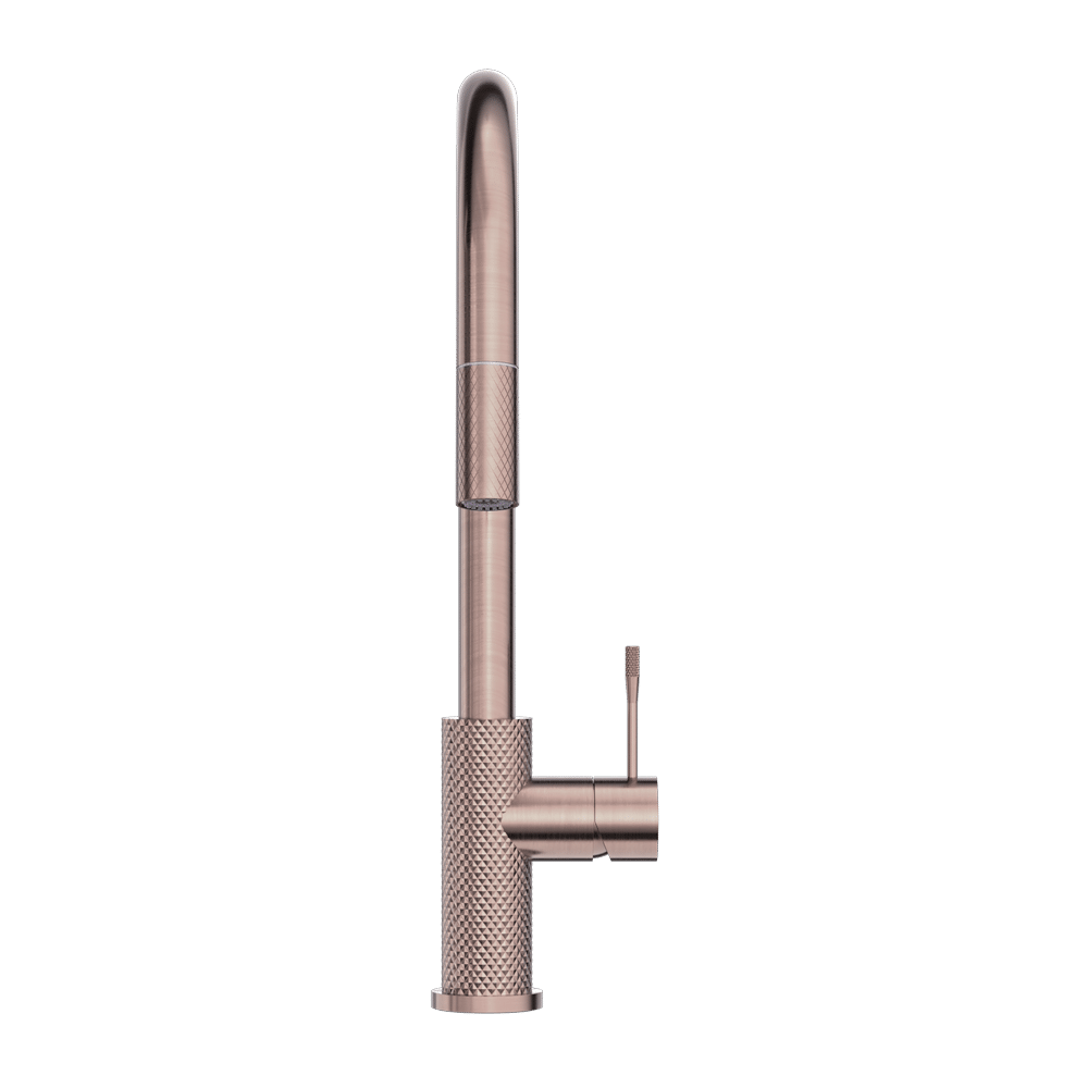 Nero Opal Pull Out Sink Mixer Brushed Bronze